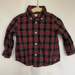Polo Ralph Lauren Plaid Collared Button Down Size 9 months
